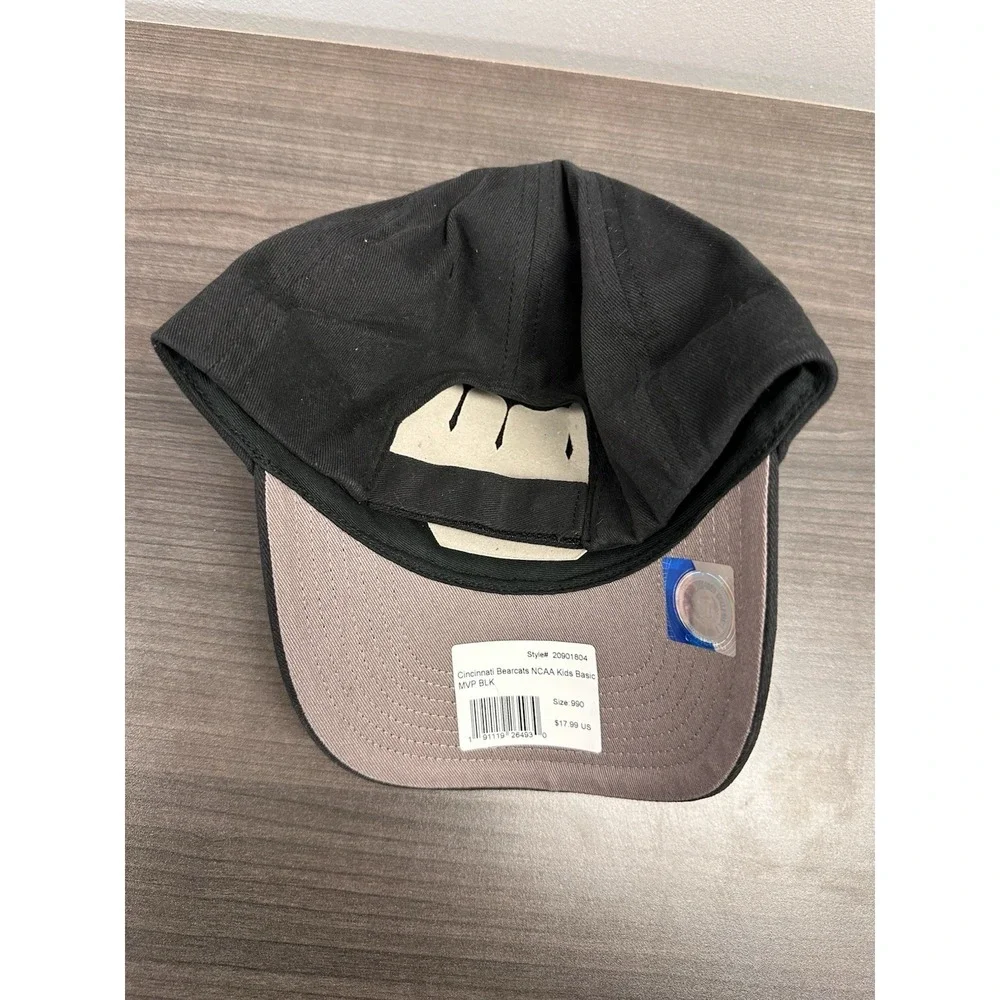 BRAND NEW '47 MVP KIDS NCAA Cincinnati Bearcats Hat Cap Adjustable Black